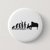 evolution piano 缶バッジ (正面)