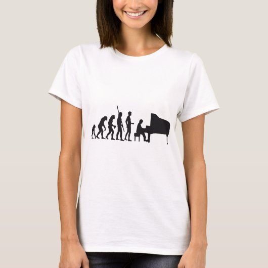evolution piano tシャツ (正面)
