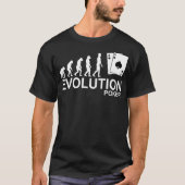 Evolution Poker Tee Gambling Tシャツ (正面)