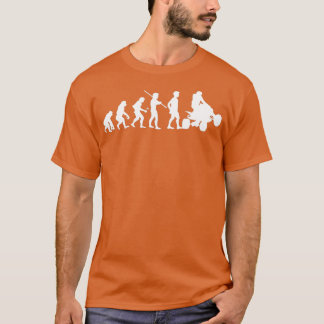 Evolution Quad Bike ATV おもしろい Quad Bike Riding Tシャツ