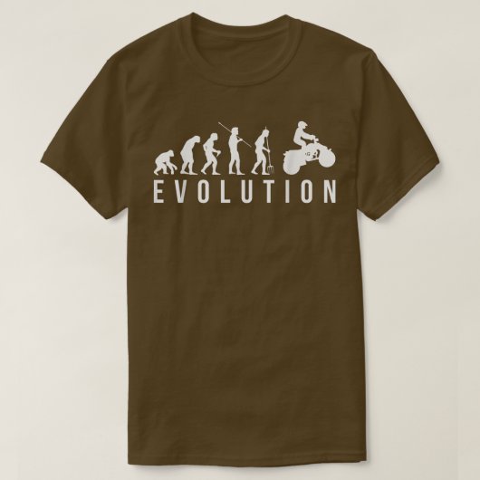 Evolution Quad Bike Rider  Tシャツ (デザイン正面)