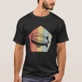 Evolution Retro Zeppelin  Dirigible Blimp Airship  Tシャツ (正面)