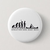 evolution rowing 缶バッジ (正面)
