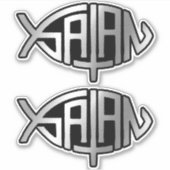 Evolution - Satan + x 2ステッカー シール (正面)