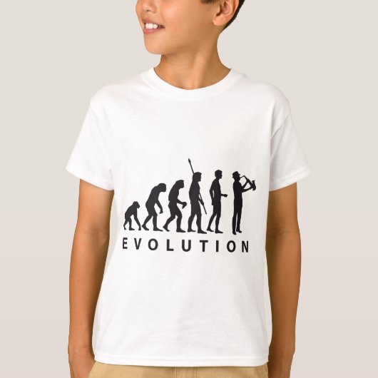 evolution saxophon tシャツ (正面)