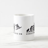evolution snowboard コーヒーマグカップ (中央)