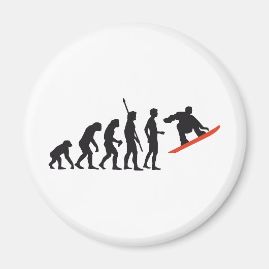 evolution snowboard マグネット (正面)
