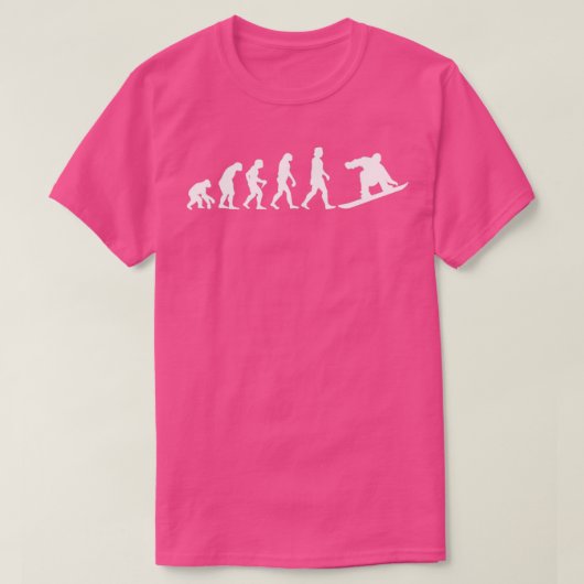 Evolution Snowboard Ski Resort Snowboarding Gift  Tシャツ (デザイン正面)