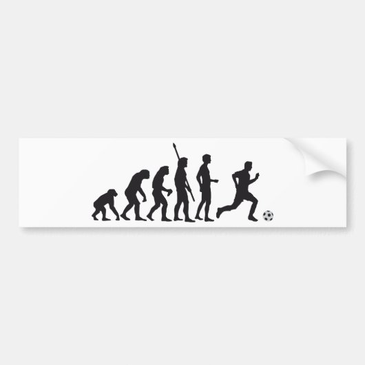 evolution soccer バンパーステッカー (正面)