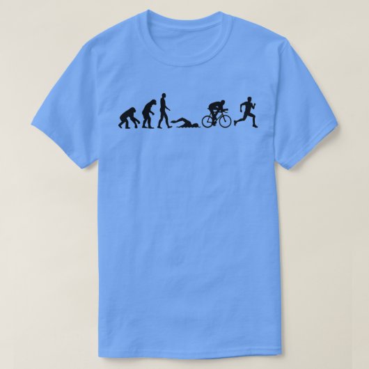 Evolution triathlon  tシャツ (デザイン正面)