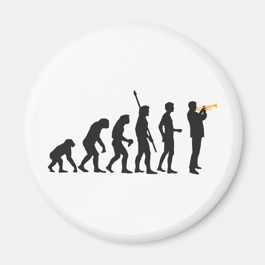 evolution trumpet player マグネット (正面)