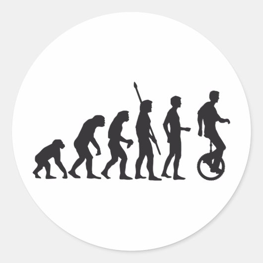 evolution unicycle ラウンドシール (正面)