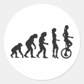 evolution unicycle ラウンドシール (正面)