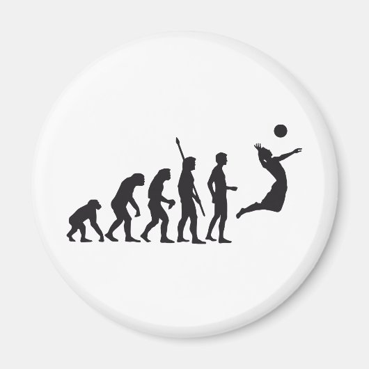 evolution volleyball マグネット (正面)