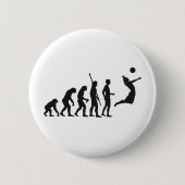 evolution volleyball 缶バッジ (正面)