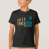 Evolution Wakeboard Wakeboarder Wake Wakeboarding Tシャツ (正面)