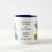 EVOLUTIONIST TRUTHSEEKERのマグ ツートーンマグカップ (中央)