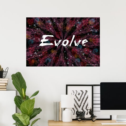 Evolve Artポスター ポスター (ホームオフィス)