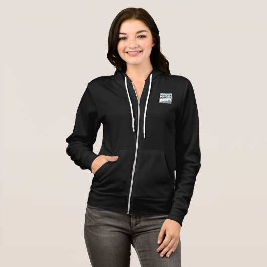 Evolve Beyond Belief Logo Women's Full Zip Hoodie パーカ (正面フル)