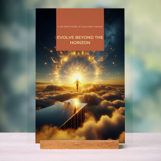 Evolve Beyond Poster アクリルサイン (ニュートラル)