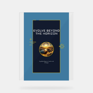 Evolve Beyond Poster print アクリルサイン