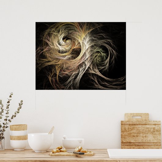 Evolve Flame Fractal ポスター (キッチン)