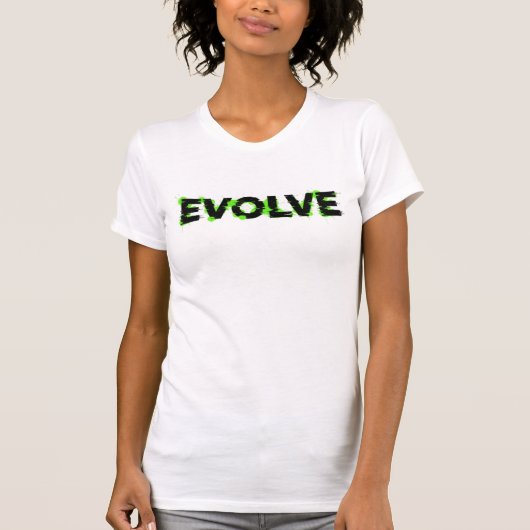 EVOLVE//GLITCHED: 変異するモーション Tシャツ (正面)