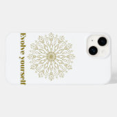 Evolve Yourself" マンダラアートフォンケース Case-Mate iPhoneケース (裏面 (横))