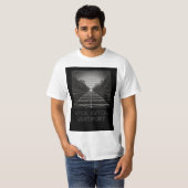 EVTOL VTOL VERTIPORT B&Wライン Tシャツ (正面フル)