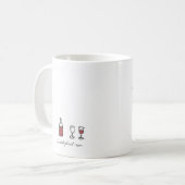 EvyおよびVal コーヒーマグカップ (正面左)