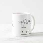 Evyペプチド名mug コーヒーマグカップ (正面右)