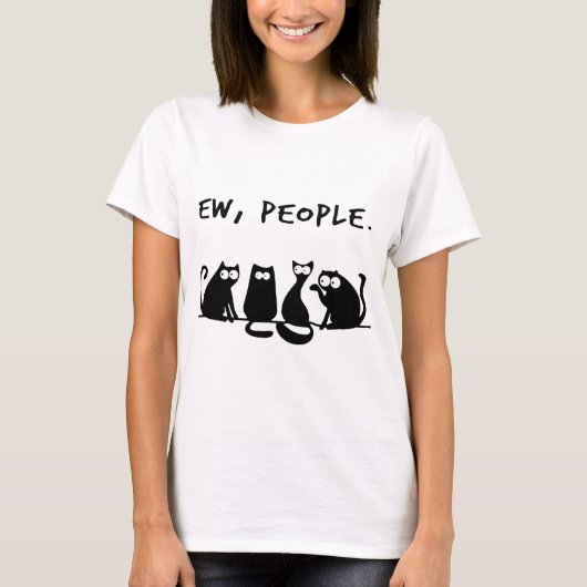 ewの人々猫 tシャツ (正面)