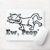 Ew、人々の猫好きおもしろいギフト マウスパッド (マウス)