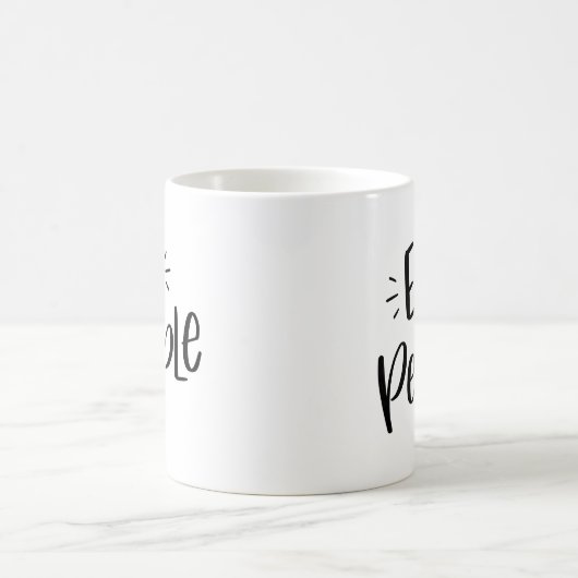 Ew、人 コーヒーマグカップ (中央)