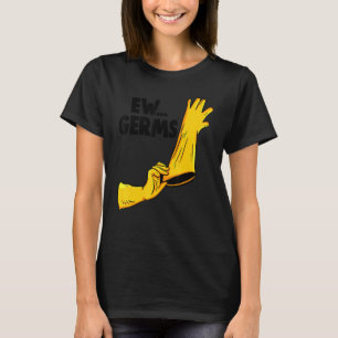 EW Germsスプレー女性清掃チーム Tシャツ