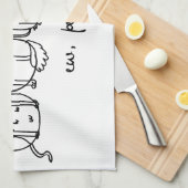 Ew、People おもしろい Meowy猫好き キッチンタオル (四つ折り)