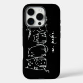 Ew、People おもしろい Meowy猫好き Case-Mate iPhoneケース (裏面)