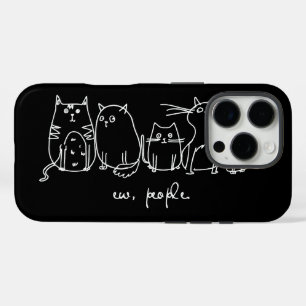 Ew、People おもしろい Meowy猫好き iPhone 16 Proケース