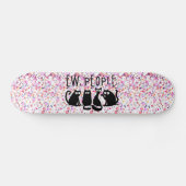 Ew People おもしろい Meowy Black Cats Pouf スケートボード (横)