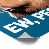 Ew People Capybara Christmas Humor  ポスター (角)