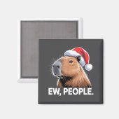 Ew People Capybara Christmas Humor  マグネット (正面/裏面)