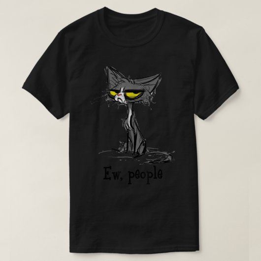 Ew, People Cat Funny Tシャツ (デザイン正面)