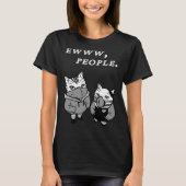 Ew People  Cat  Introvert Tシャツ (正面)