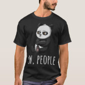 Ew People Panda Introvert Antisocial's Irytomic T Tシャツ (正面)