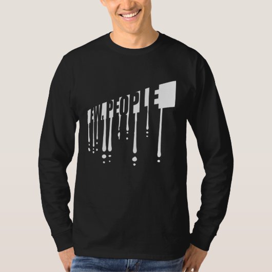 Ew People Quote  Ironic Introvert Shy Person Quote Tシャツ (正面)