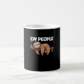 Ew People Sloth T-Shirt コーヒーマグカップ (中央)
