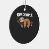 Ew People Sloth T-Shirt セラミックオーナメント (右)