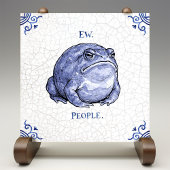 Ew People Toad Delft Blue Dutch Style  タイル