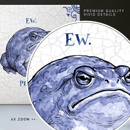 Ew People Toad Delft Blue Dutch Style タイル