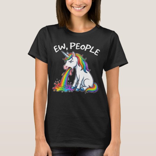 Ew People Unicorn Tシャツ (正面)
